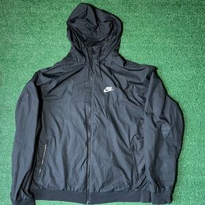Nike Black Windbreaker size XL
